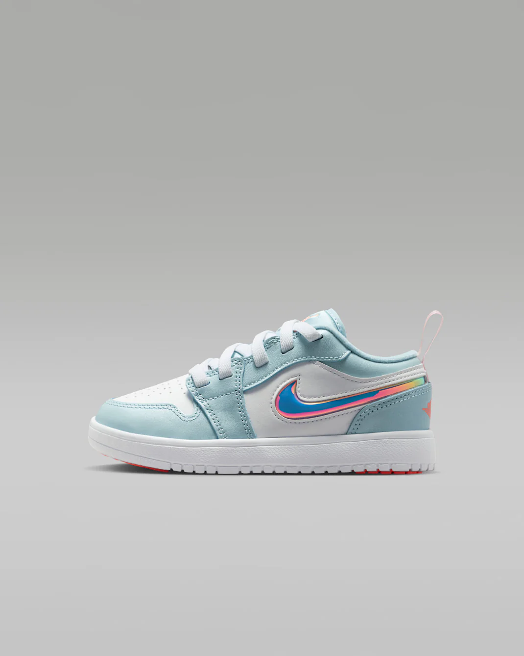 Nike Kids' Jordan 1 Low Alt Shoes - Ocean Bliss / White / Atomic Pink - Image 5