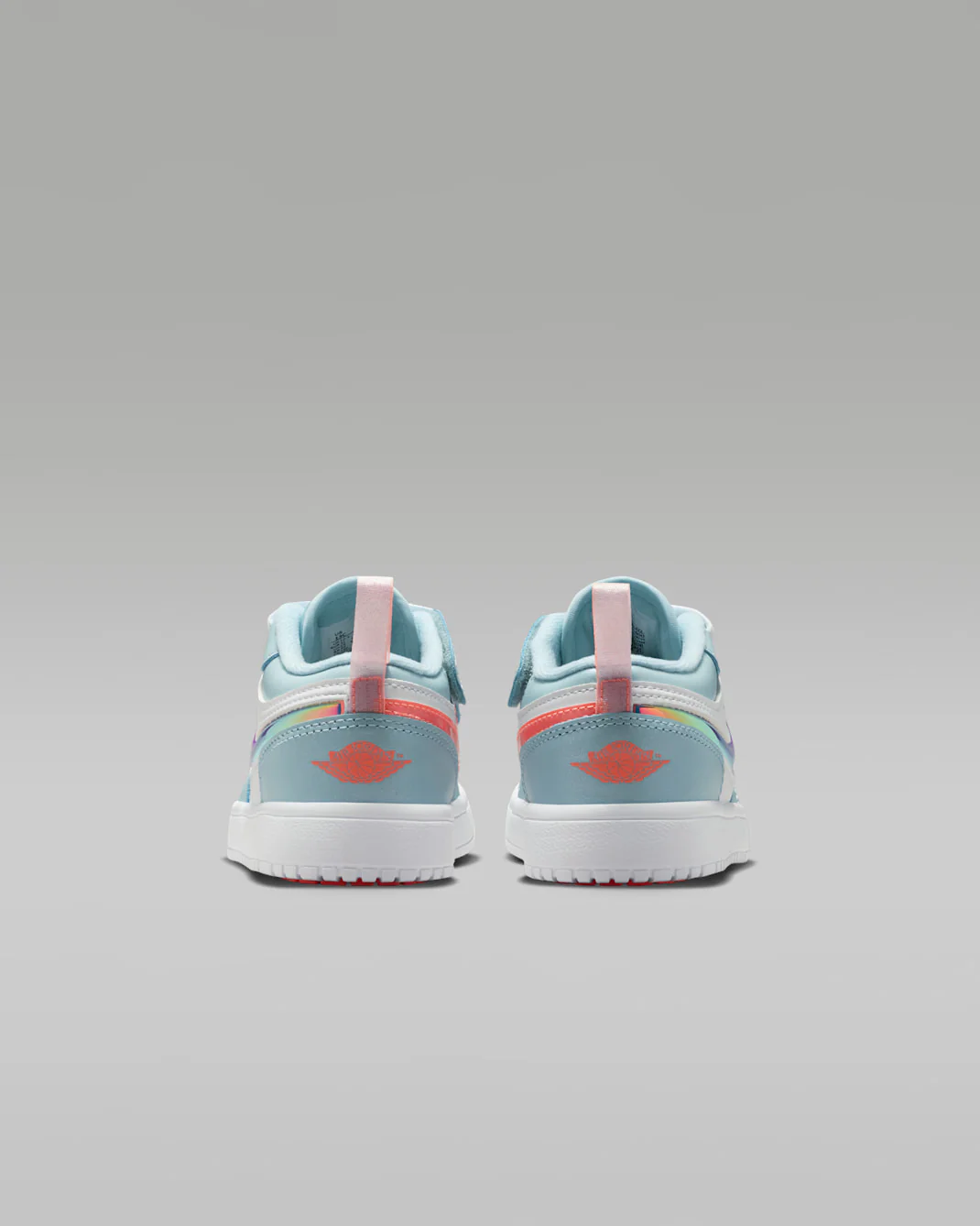 Nike Kids' Jordan 1 Low Alt Shoes - Ocean Bliss / White / Atomic Pink - Image 8