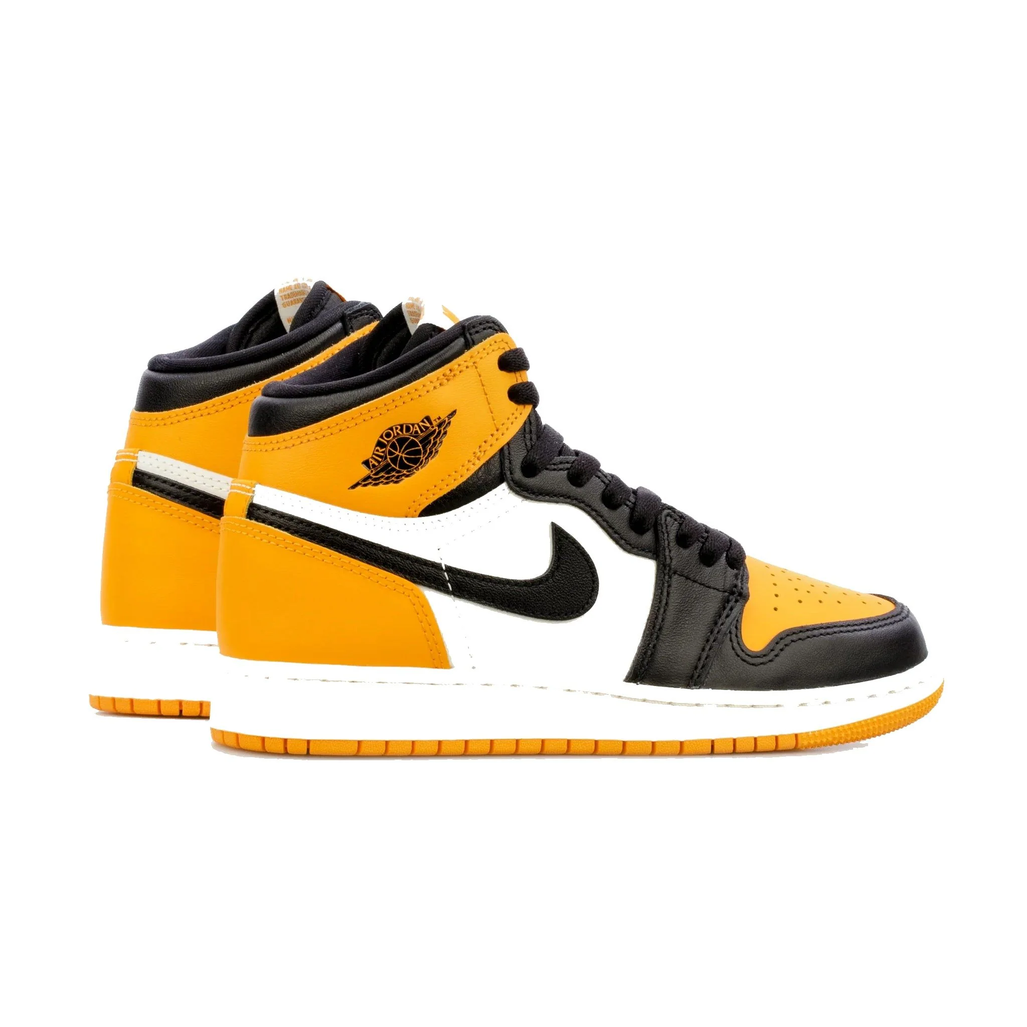 Nike Kids' Jordan 1 Retro High OG Shoes - Taxi Yellow / Black Sail - Image 3
