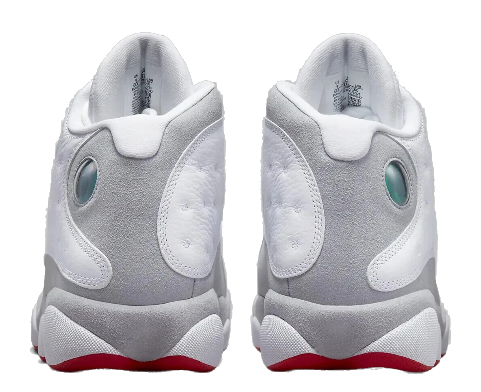 Nike Kids' Jordan 13 Retro Shoes - White / True Red / Wolf Grey - Image 3