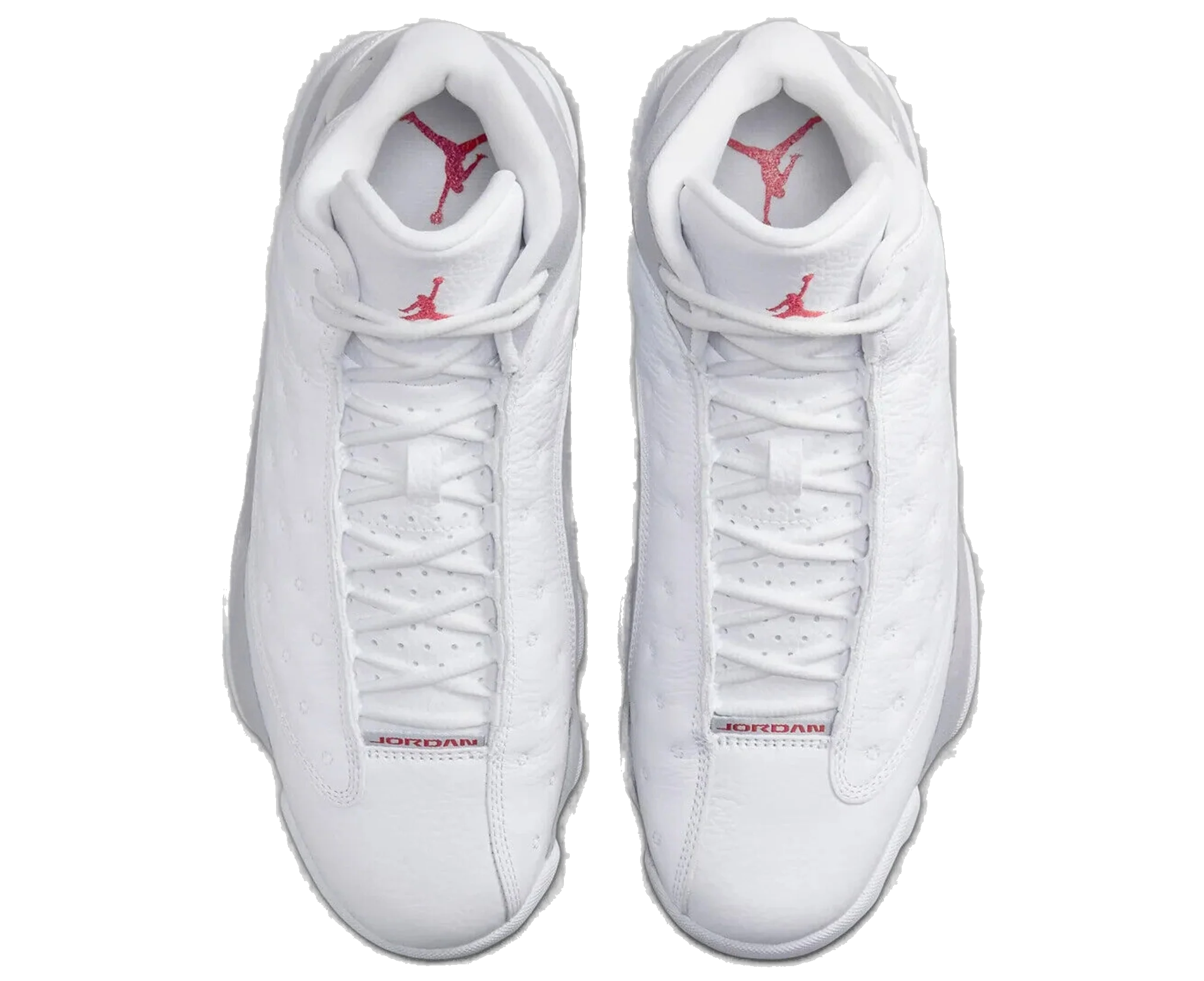 Nike Kids' Jordan 13 Retro Shoes - White / True Red / Wolf Grey - Image 4