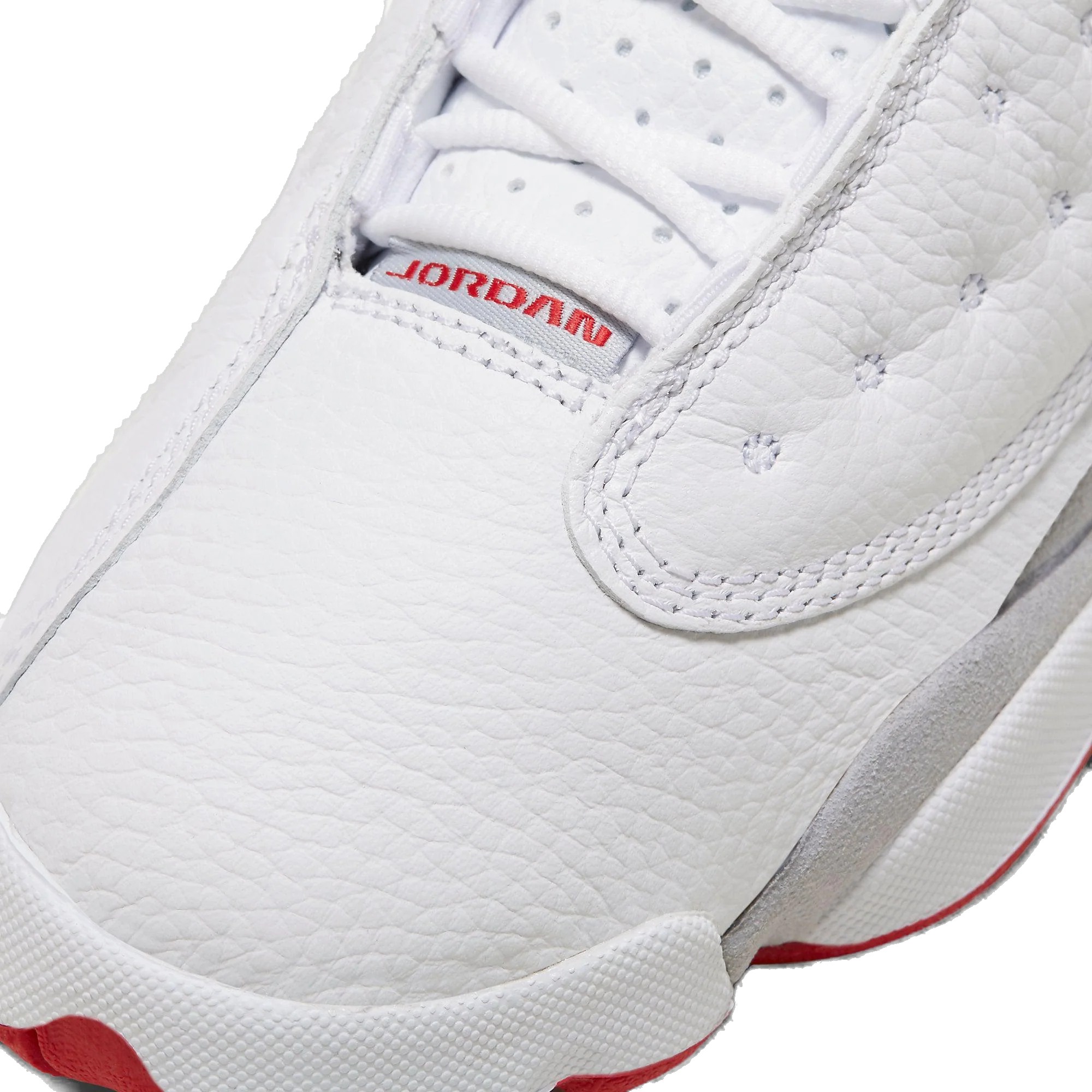 Nike Kids' Jordan 13 Retro Shoes - White / True Red / Wolf Grey - Image 5