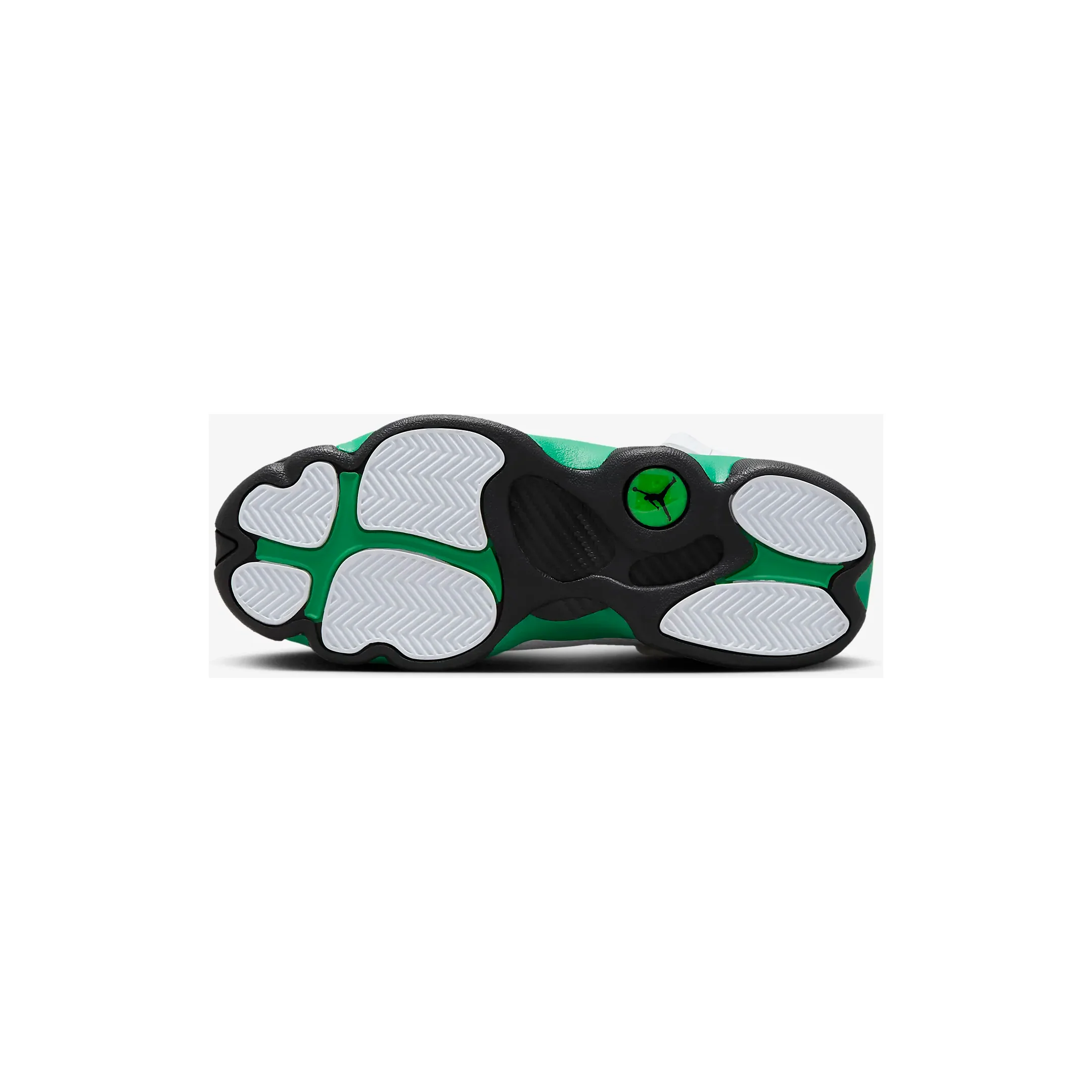 Kids' Jordan 6 Rings Shoes - White / Black / Lucky Green - Image 3