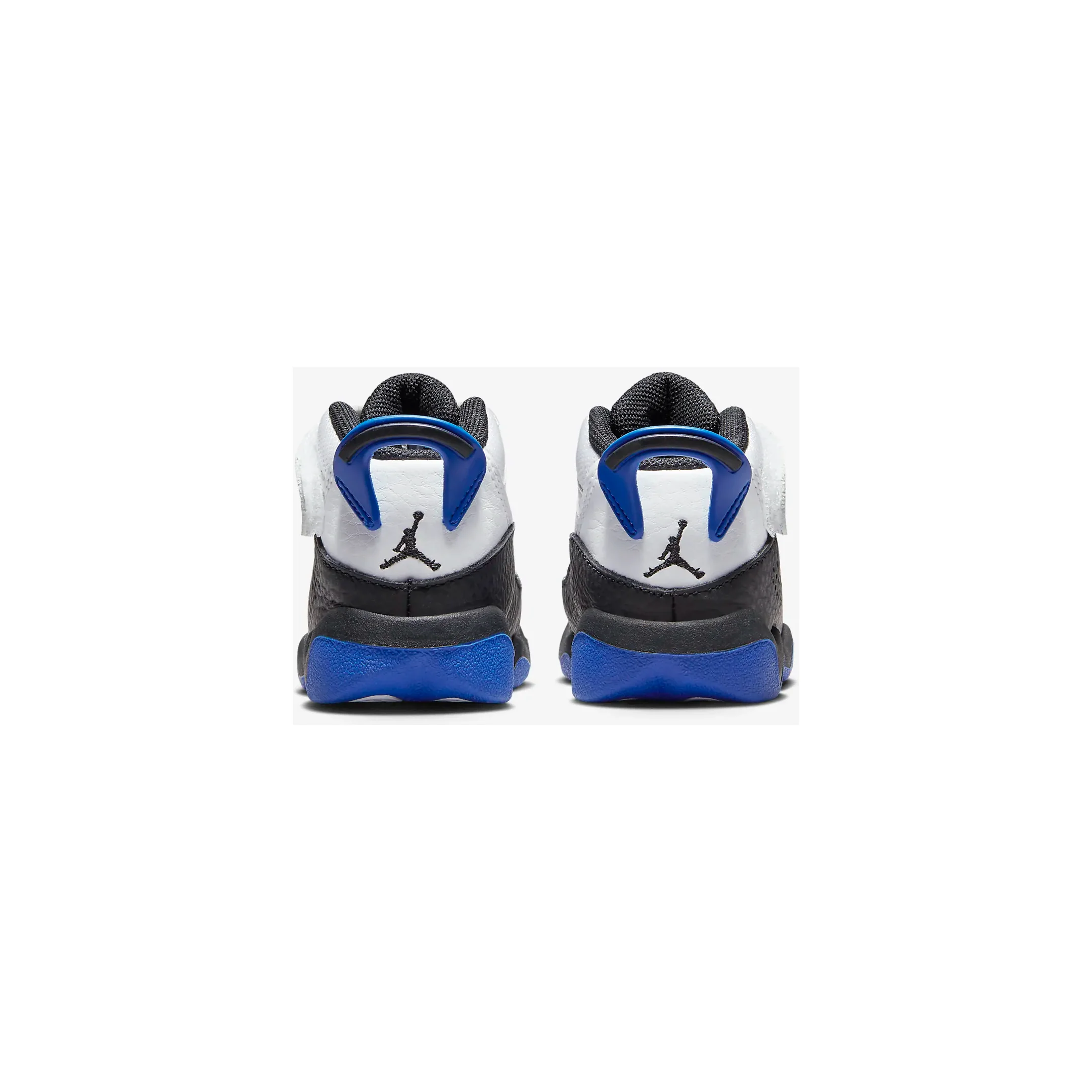 Kids' Jordan 6 Rings TD Shoes - White / Black / Game Royal - Image 7