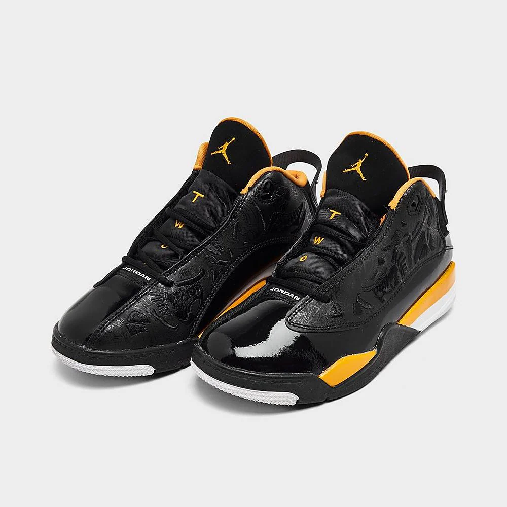 Nike Kids' Jordan Dub Zero Shoes - Black / Taxi Yellow / White / Icy Blue - Image 3