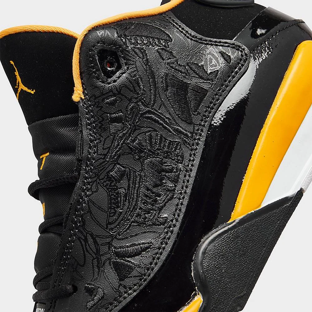 Nike Kids' Jordan Dub Zero Shoes - Black / Taxi Yellow / White / Icy Blue - Image 4