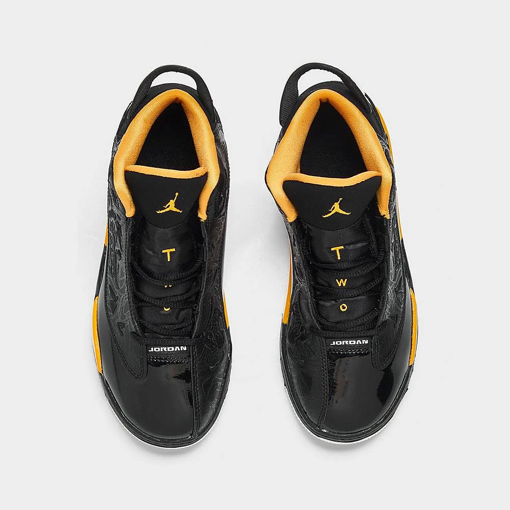 Nike Kids' Jordan Dub Zero Shoes - Black / Taxi Yellow / White / Icy Blue - Image 6