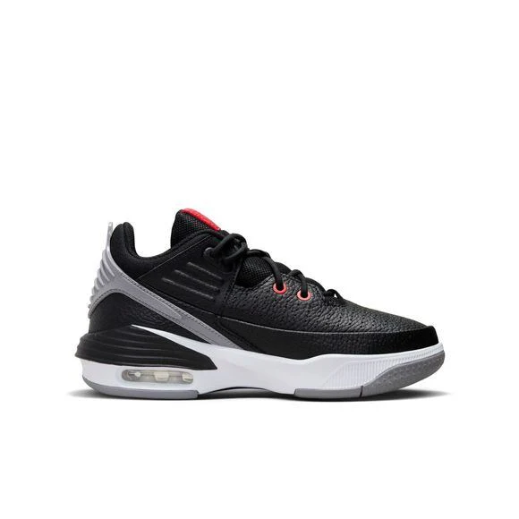 Nike Kids' Jordan Max Aura 5 Shoes - Black / University Red / White / Cement Grey - Image 3