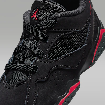 Nike Kids' Jordan Mvp 92 Shoes - Black / Gym Red / Anthracite - Image 7
