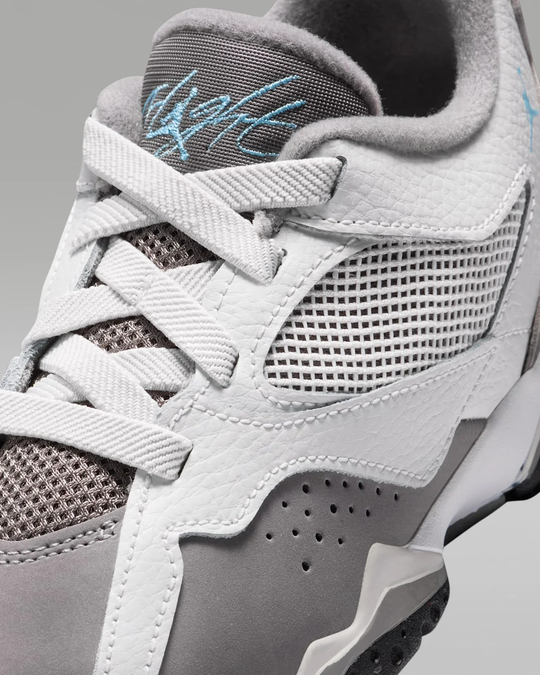 Nike Kids' Jordan Mvp 92 Shoes - Photon Dust / Flat Pewter / White / Blue Chill - Image 9