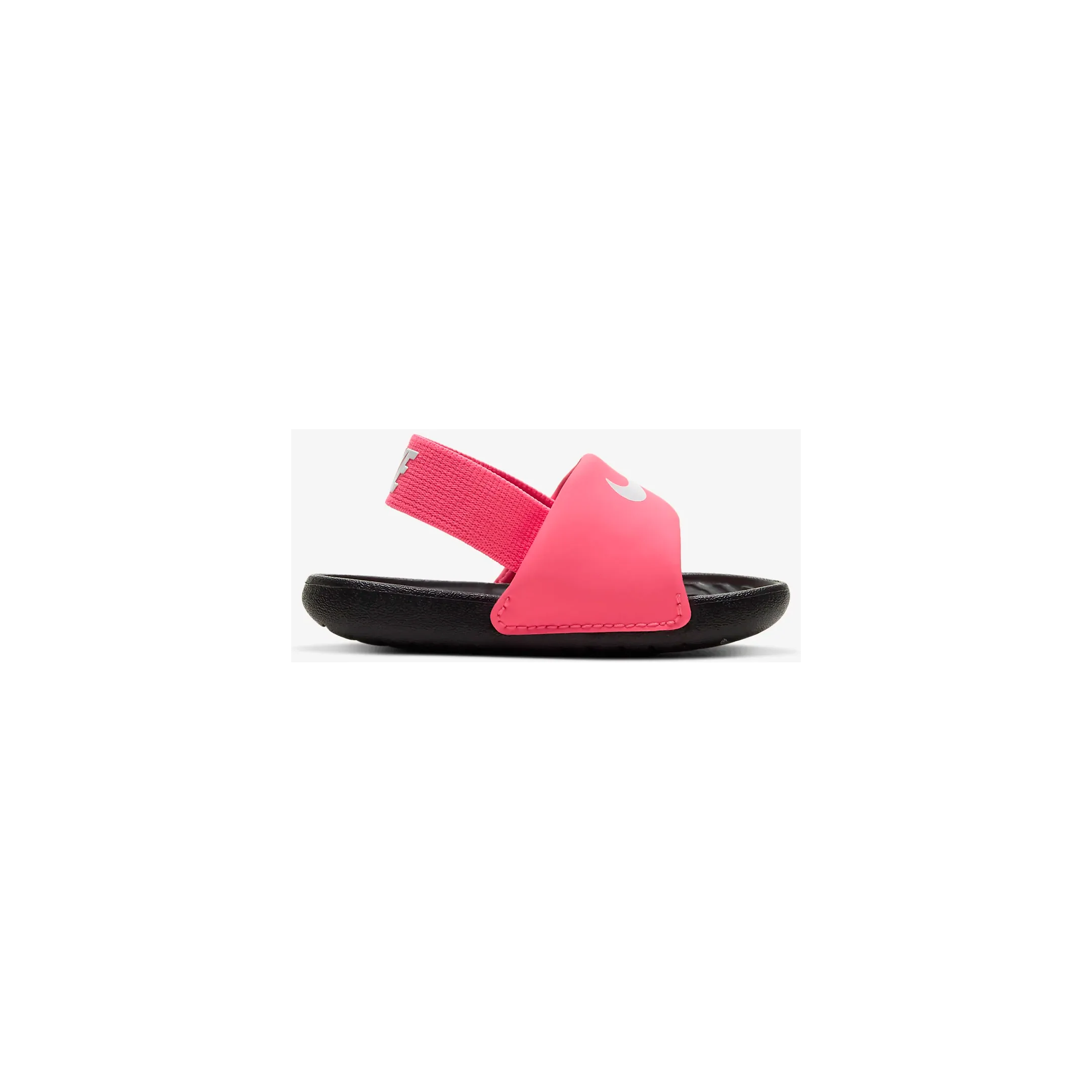 Nike Kids' Kawa TD Slides - Digital Pink / Black / White - Image 4