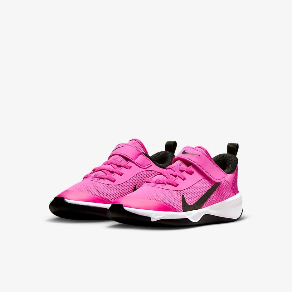 Nike Kids' Omni Multi-Court Shoes - Laser Fuchsia / White / Black - Image 2