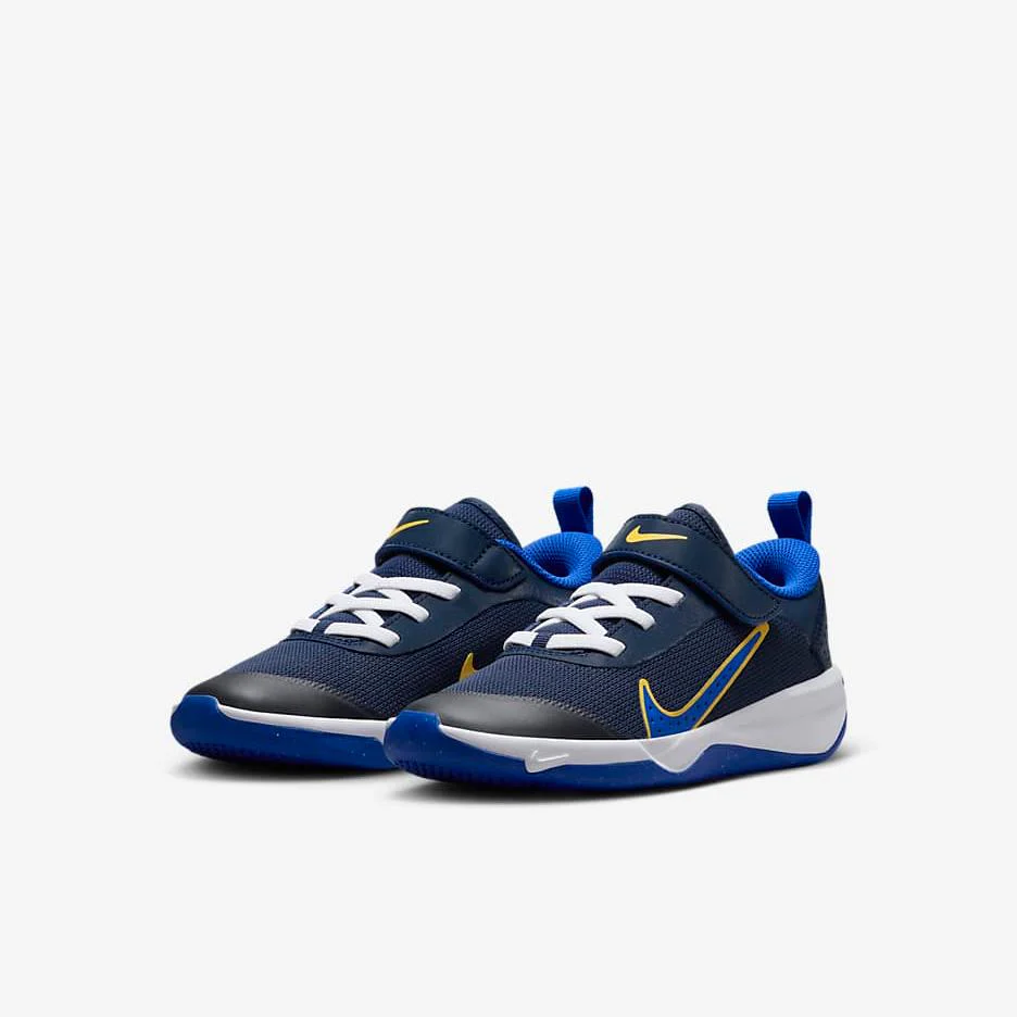 Nike Kids' Omni Multi Court Shoes - Midnight Navy / Saturn Gold / White / Hyper Royal - Image 6
