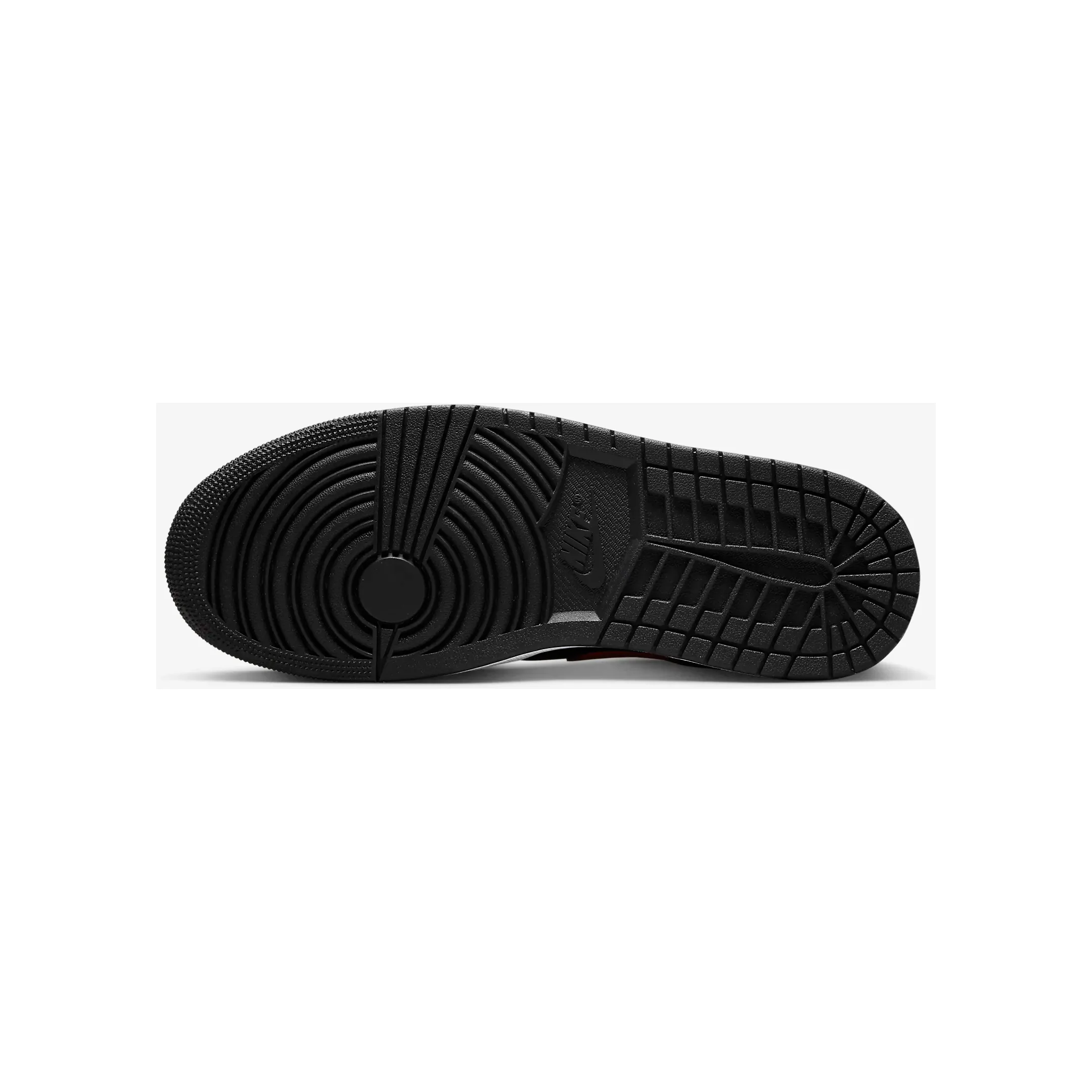 Nike Men's Air Jordan 1 Low Shoes - Black / White / Fire Red - Image 3