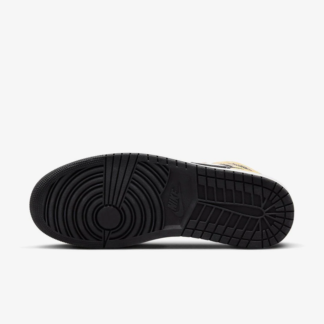 Nike Men's Air Jordan 1 Mid SE Shoes - Magic Ember / Sundial / White / Black - Image 6