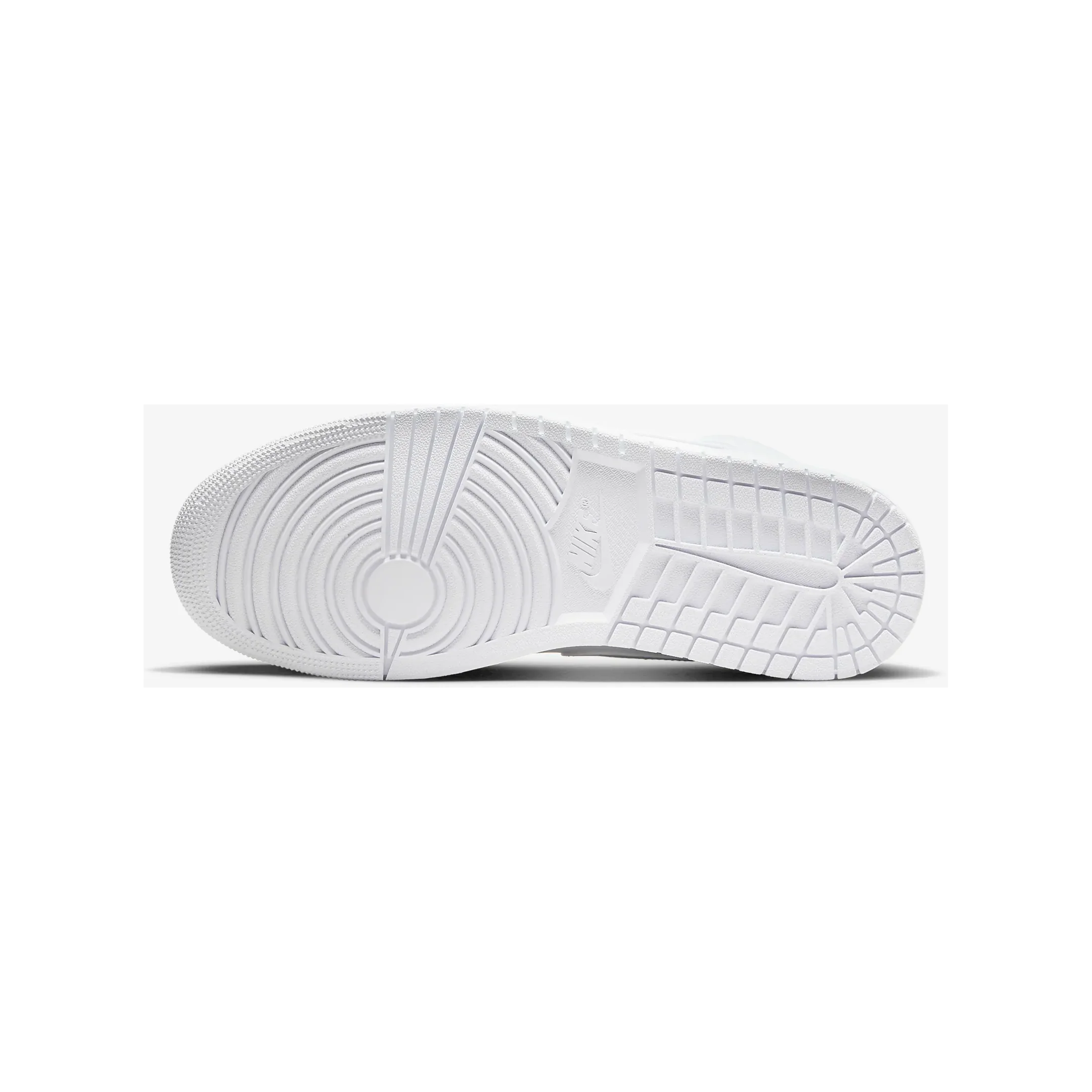 Nike Men's Air Jordan 1 Mid Shoes - All White - Image 3