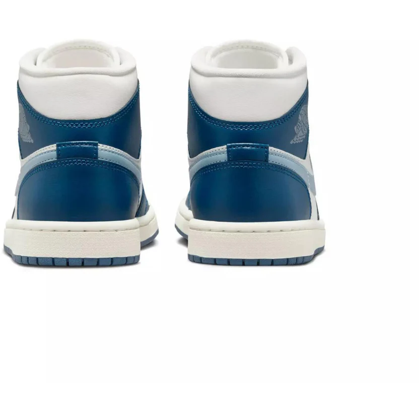 Nike Men's Air Jordan 1 Mid Shoes - French Blue / Sail / Ozone Blue - Image 5