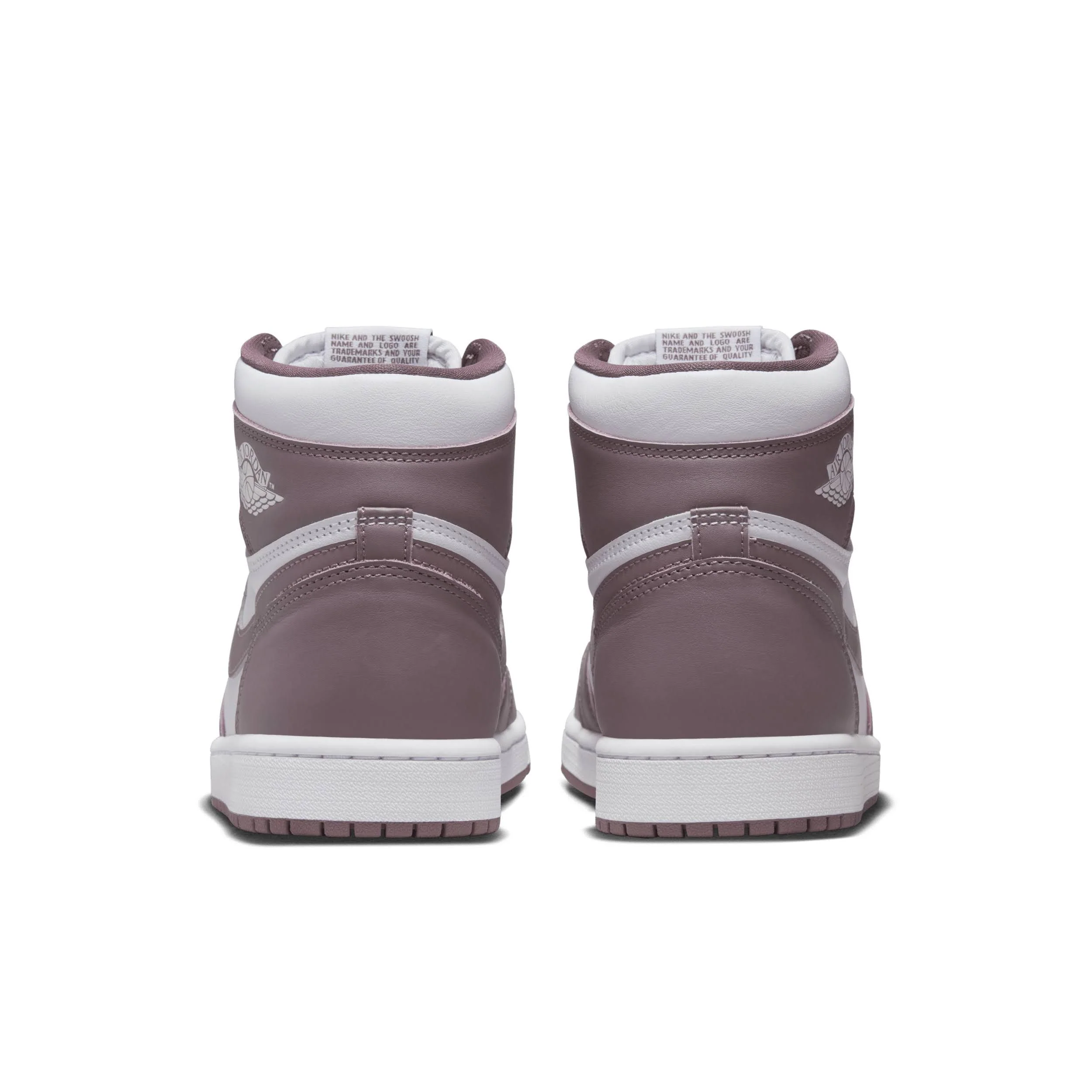 Nike Men's Air Jordan 1 Retro High OG Shoes - White / Mauve / White - Image 5