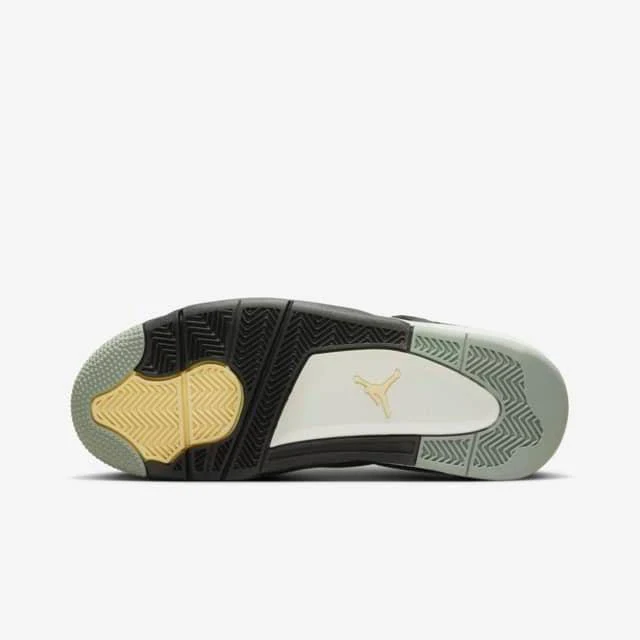Nike Men's Air Jordan 4 Retro SE Shoes - Olive Green / Vanilla / Khaki / Black / Sail - Image 7