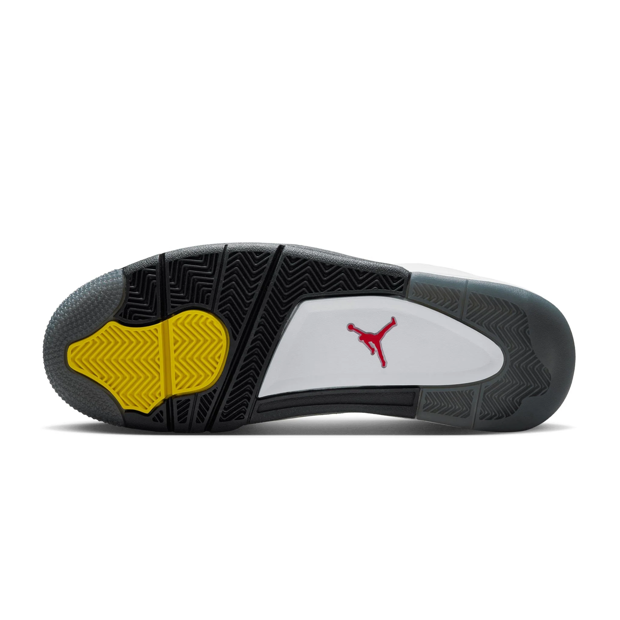 Nike Men's Air Jordan 4 Rm Premium Shoes - White / Black / Smoke Grey / Fire Red - Image 6