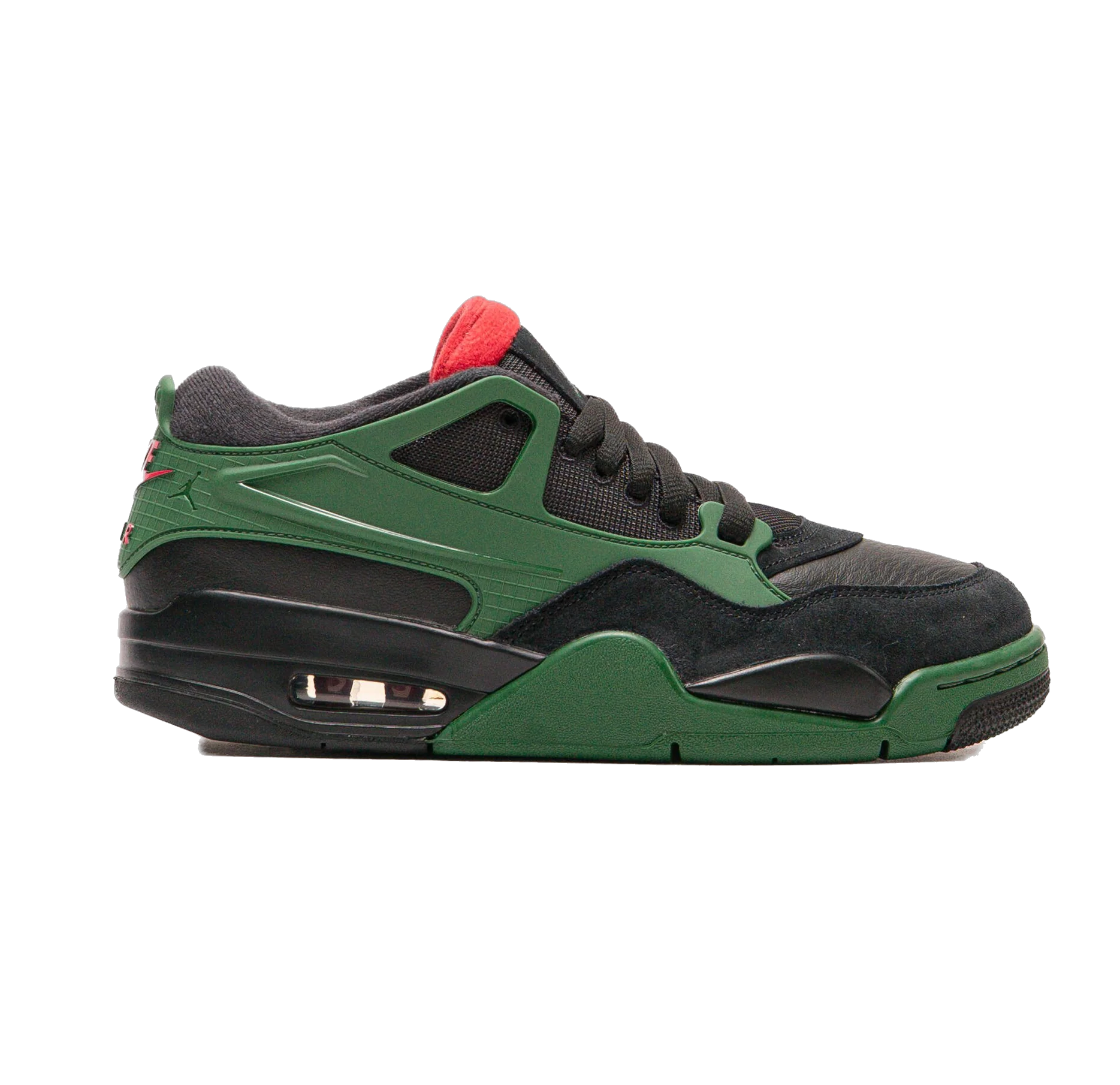 Nike Men's Air Jordan 4 Rm Shoes - Black / Gorge Green / University Red