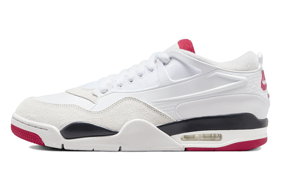 Nike Men's Air Jordan 4 Rm Shoes - White / Varsity Red / Black / Neutral Grey - Image 2