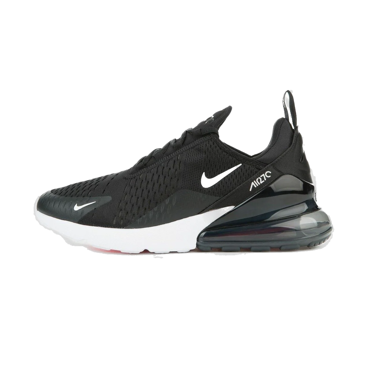 Nike Men's Air Max 270 Shoes - Black / White - Image 3
