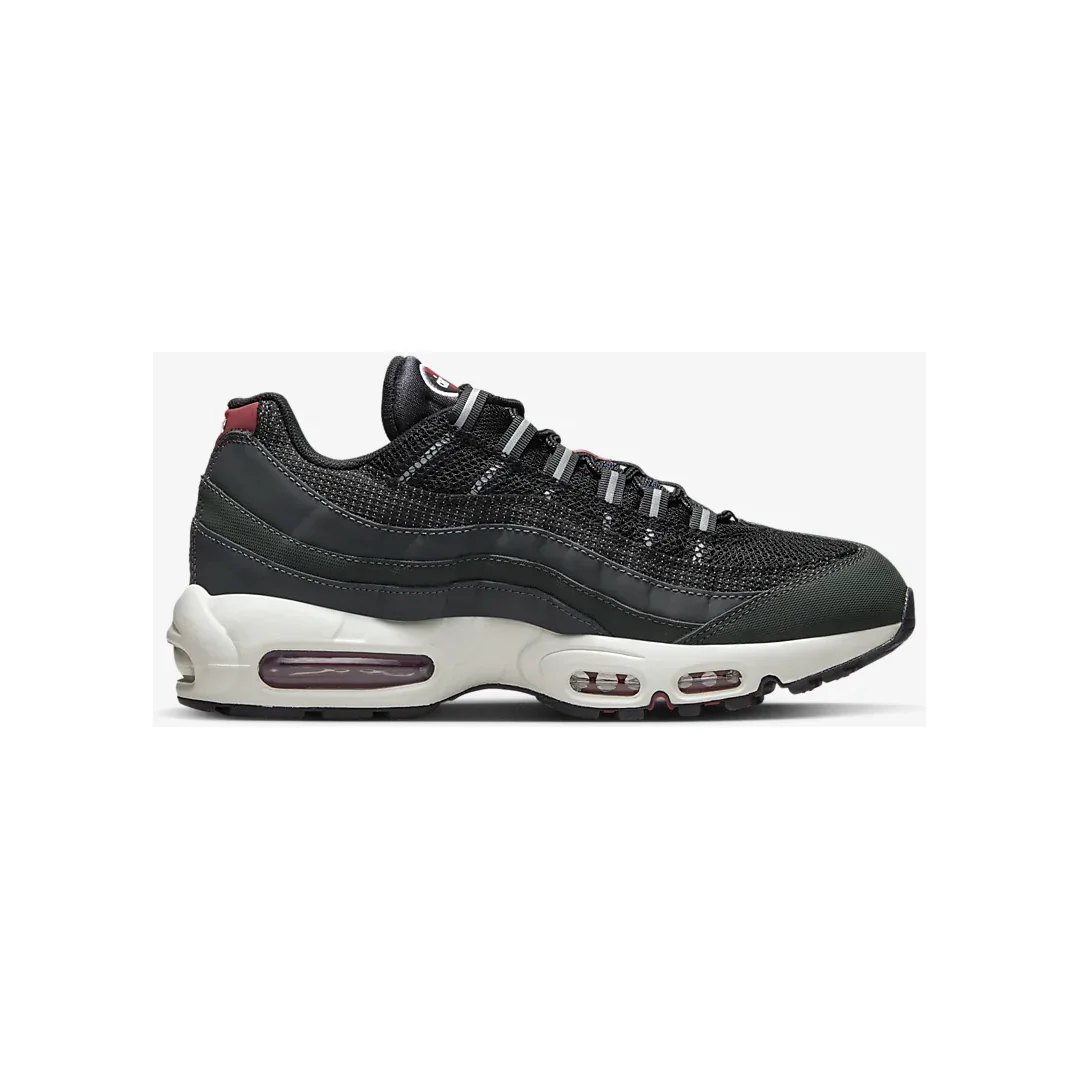 Nike Men's Air Max 95 Shoes - Anthracite / Team Red / Summit White / Black - Image 4