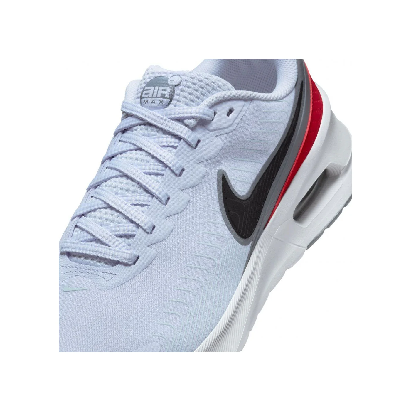 Nike Men's Air Max Nuaxis Shoes - Football Grey / Black / White / Gym Red - Image 5