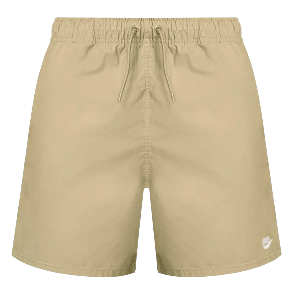 Nike Men's Club Woven Flow Shorts Apparel - Parachute Beige / White