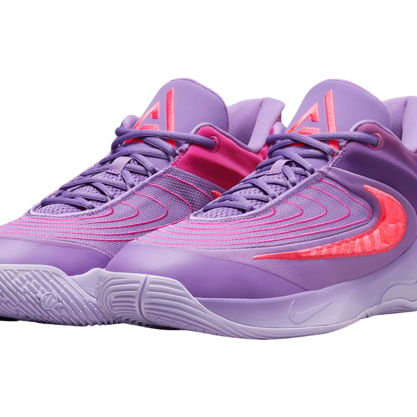 Nike Men's Giannis Immortality 4 Shoes - Black Raspberry / Hot Punch / Hot Fuchsia / Aster Pink - Image 2