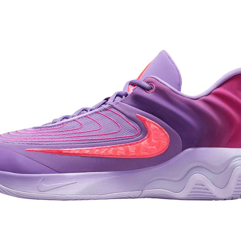 Nike Men's Giannis Immortality 4 Shoes - Black Raspberry / Hot Punch / Hot Fuchsia / Aster Pink - Image 3