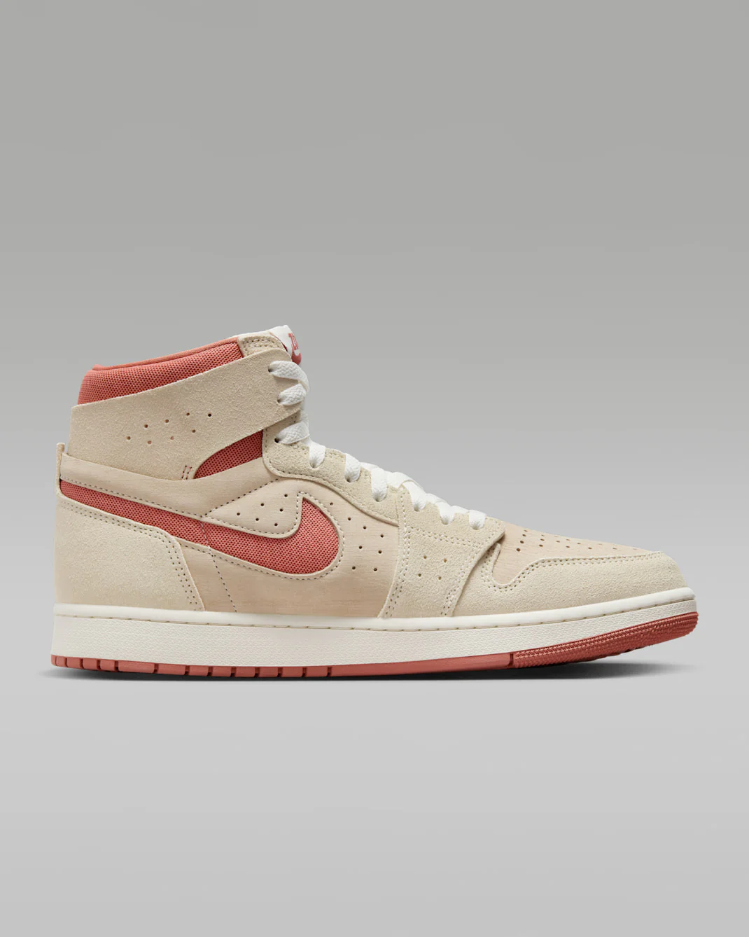 Nike Men's Jordan 1 High Zoom Air Cmft 2 Shoes - Sail / Burnt Sunrise / Sail / Terra Blush - Image 4