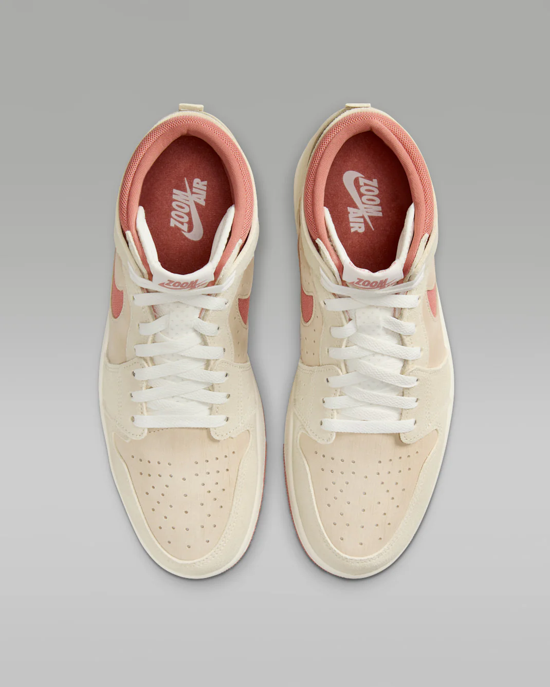 Nike Men's Jordan 1 High Zoom Air Cmft 2 Shoes - Sail / Burnt Sunrise / Sail / Terra Blush - Image 5