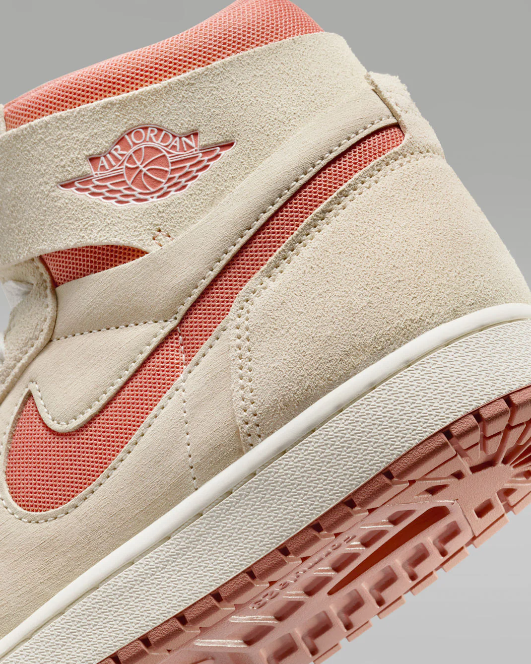 Nike Men's Jordan 1 High Zoom Air Cmft 2 Shoes - Sail / Burnt Sunrise / Sail / Terra Blush - Image 9