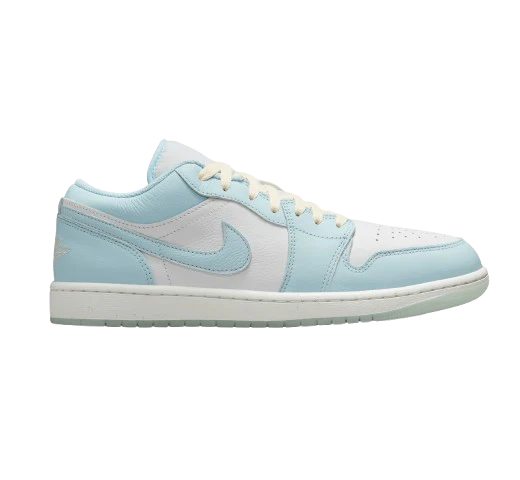 Nike Men's Jordan 1 Low Se Shoes - Glacier Blue / Summit White / Guava Ice / Sea Glass