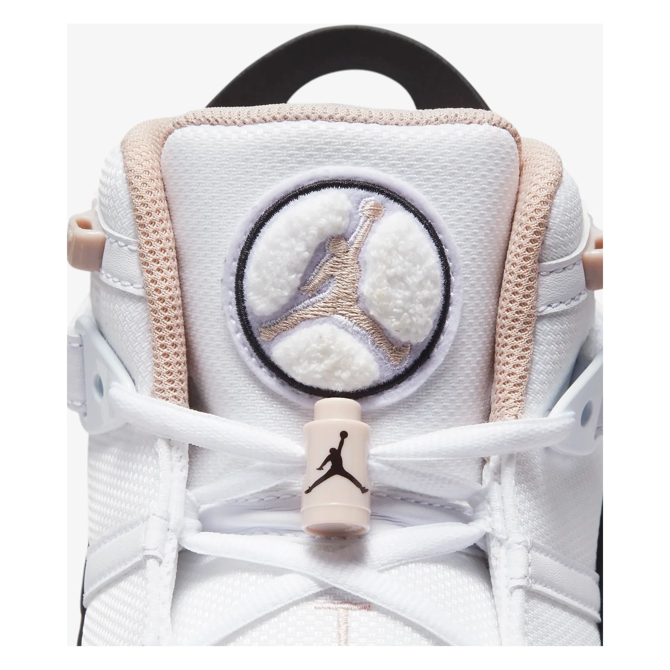 Nike Men's Jordan 6 Rings Shoes - White / Fossil Stone / Black - Image 10