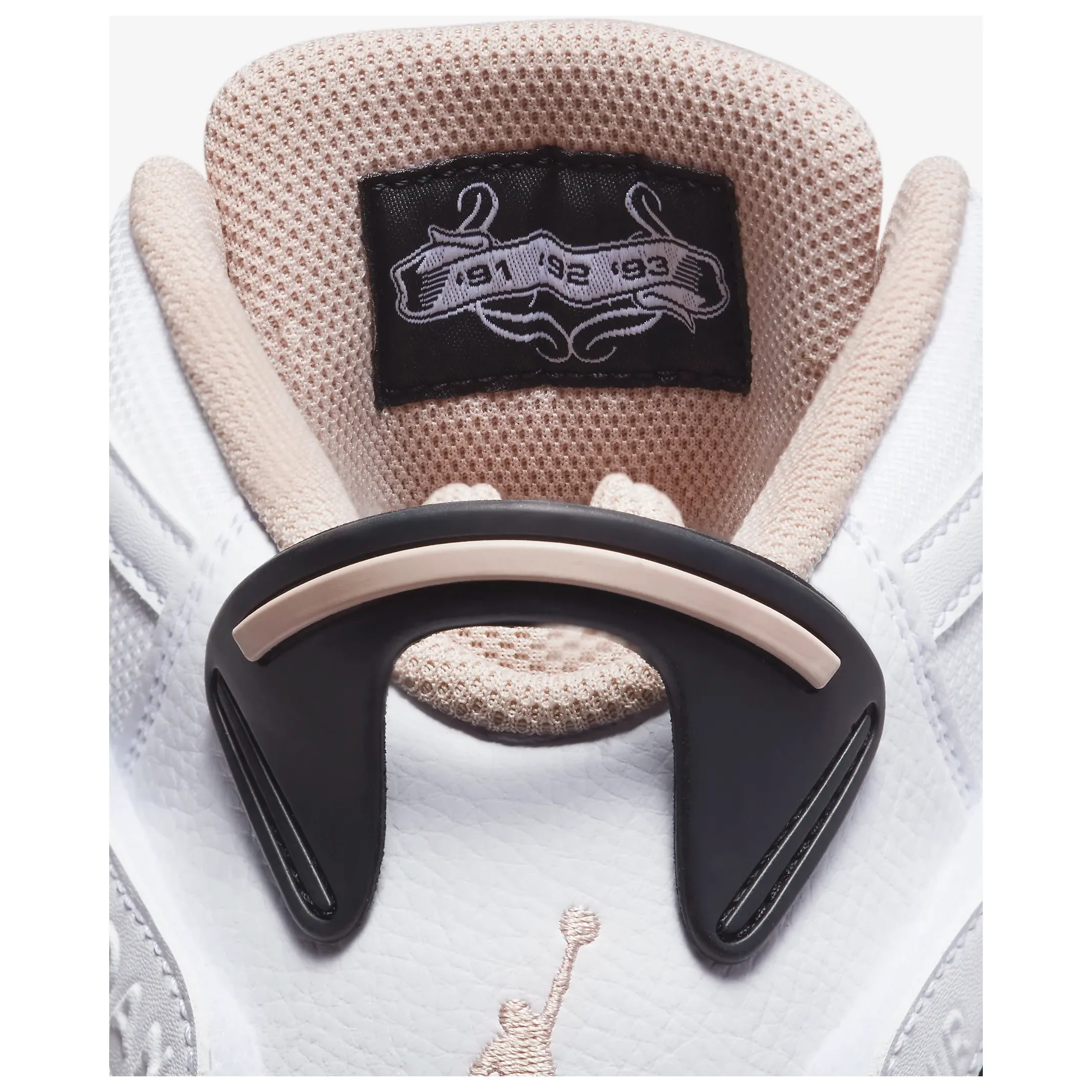 Nike Men's Jordan 6 Rings Shoes - White / Fossil Stone / Black - Image 11