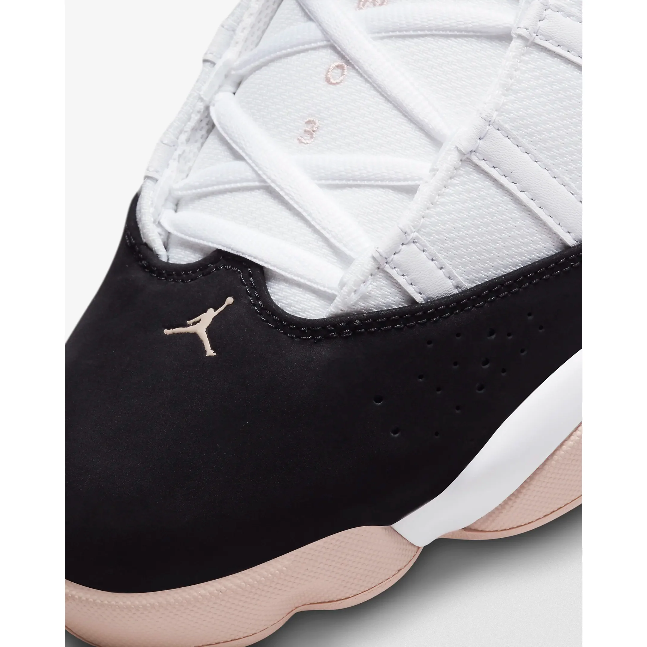 Nike Men's Jordan 6 Rings Shoes - White / Fossil Stone / Black - Image 8