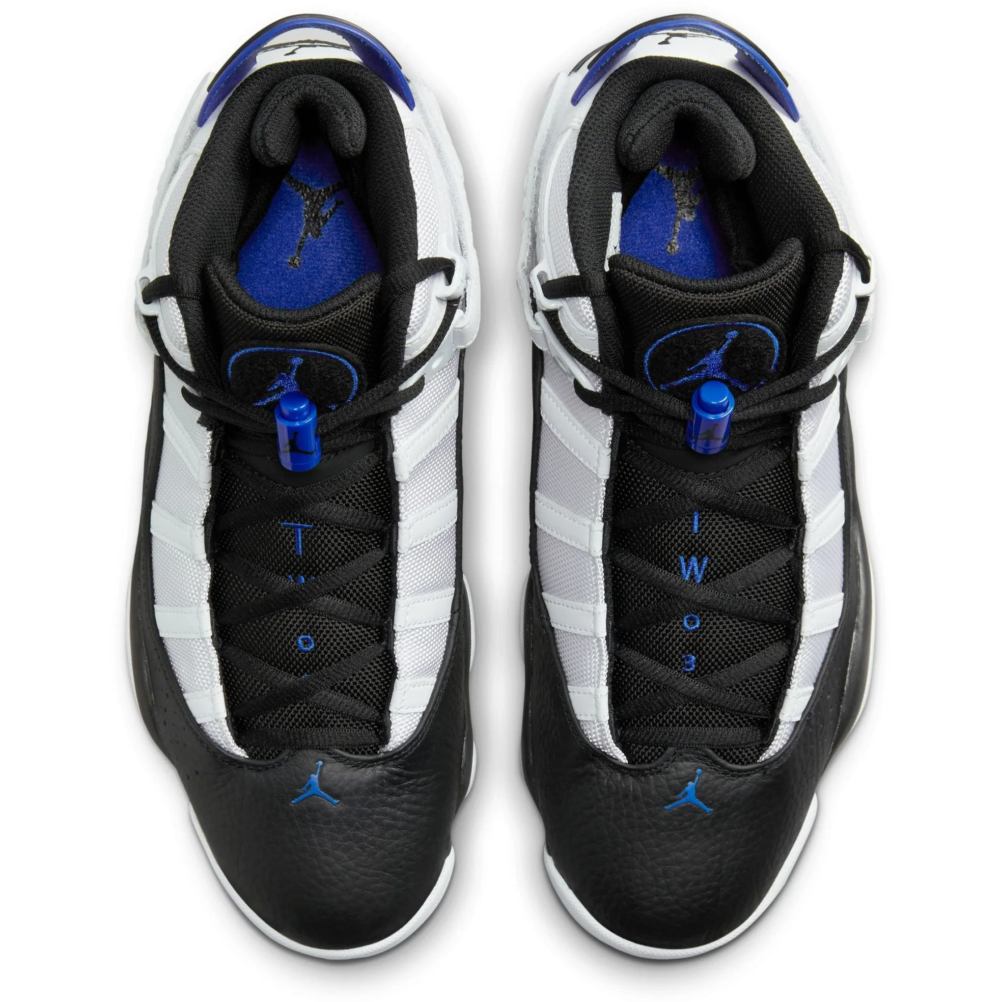 Nike Men's Jordan 6 Rings Shoes - White / Game Royal Blue / Black - Image 4