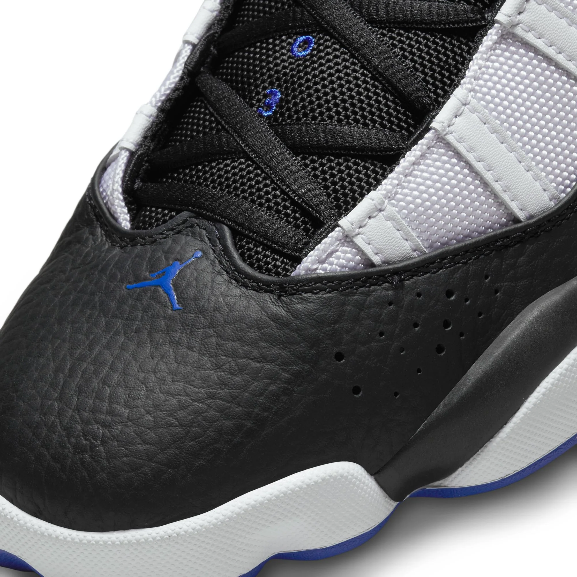 Nike Men's Jordan 6 Rings Shoes - White / Game Royal Blue / Black - Image 6