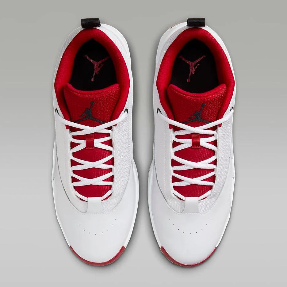 Nike Men's Jordan Max Aura 6 Shoes - White / Black / Gym Red - Image 6
