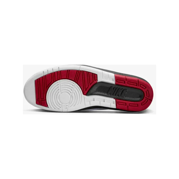 Nike Men's Jordan Retro 2 Shoes - White / Varsity Red / Black - Image 3