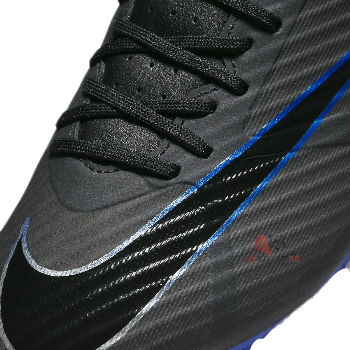 Nike Men's Mercurial Vapor 15 Academy Soccer Shoes - Black / Chrome / Hyper Royal - Image 5