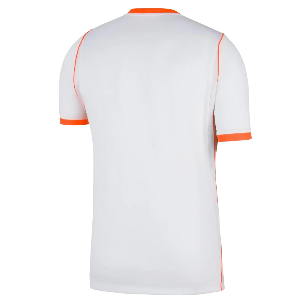Nike Men's Netherlands 2026 Stadium Away Dri-Fit Replica Jersey Apparel - White / Hyper Crimson / Black - Image 2