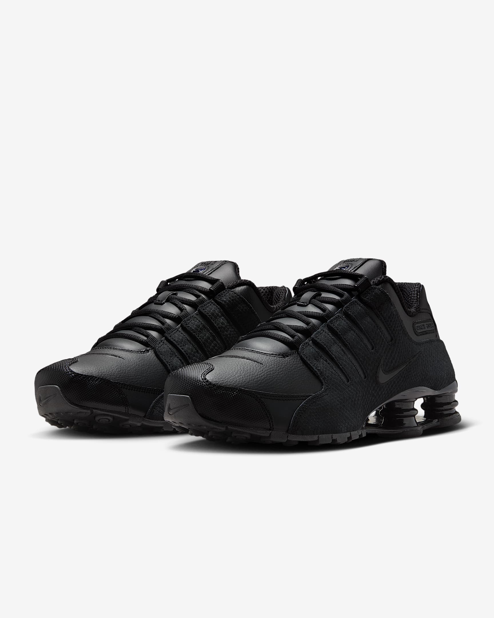 Nike Men's Shox Nz Shoes - All Black - Image 2