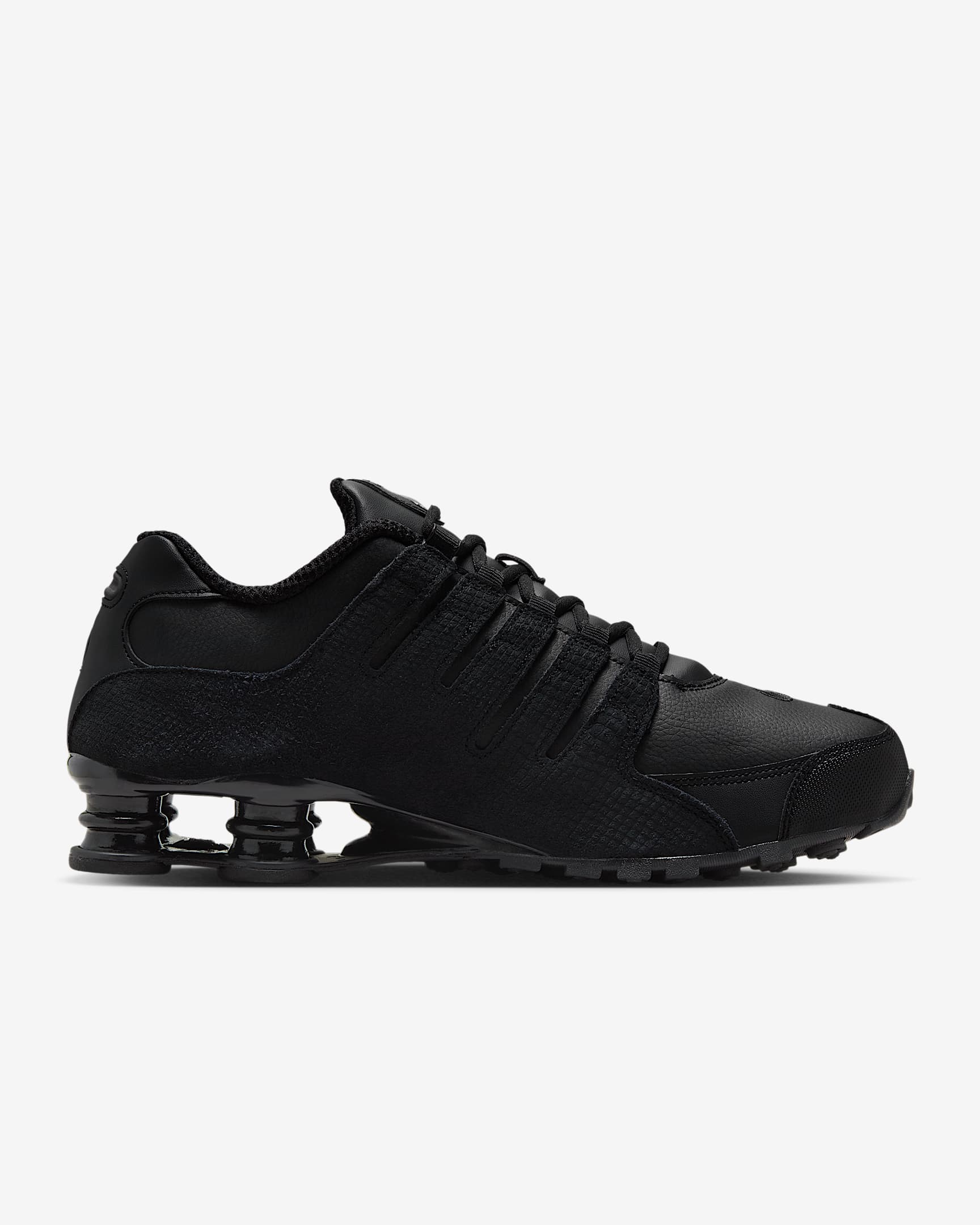 Nike Men's Shox Nz Shoes - All Black - Image 4