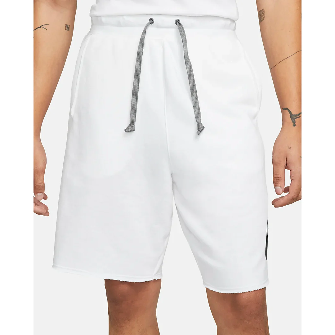 Nike Men's Sportswear Sport Essentials Shorts - White / Black - Image 3