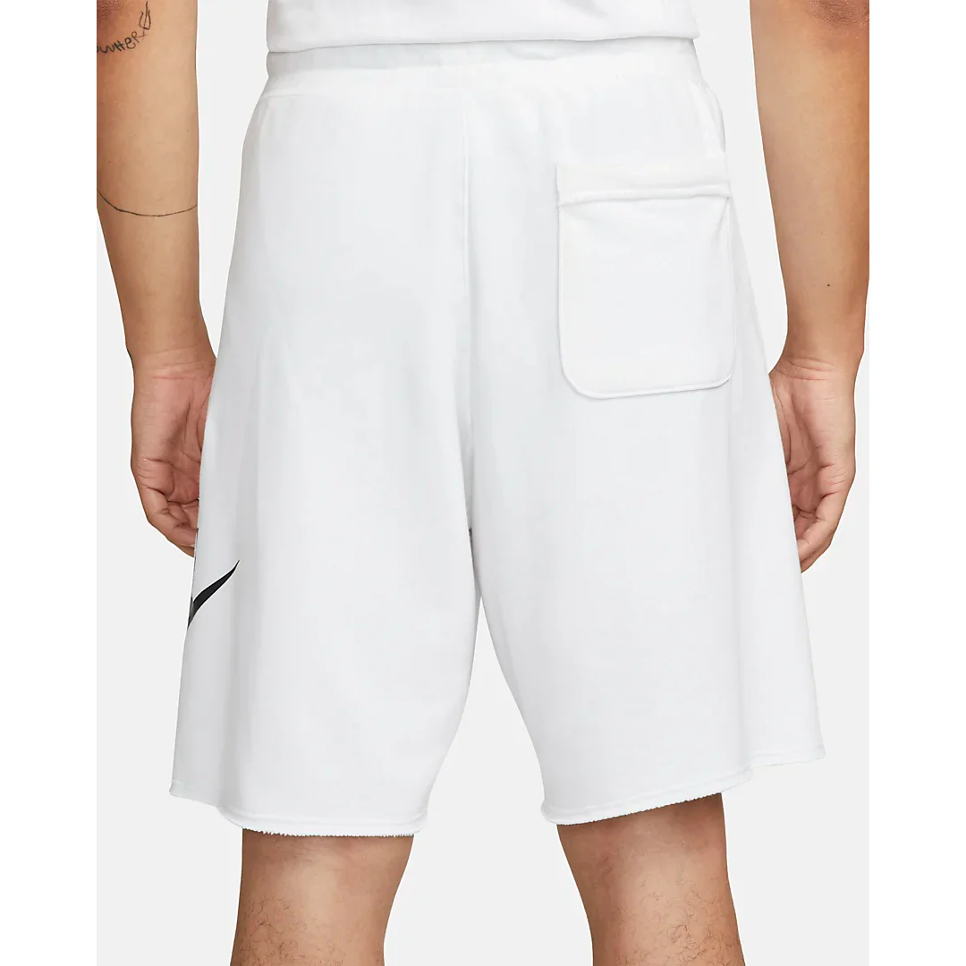 Nike Men's Sportswear Sport Essentials Shorts - White / Black - Image 4