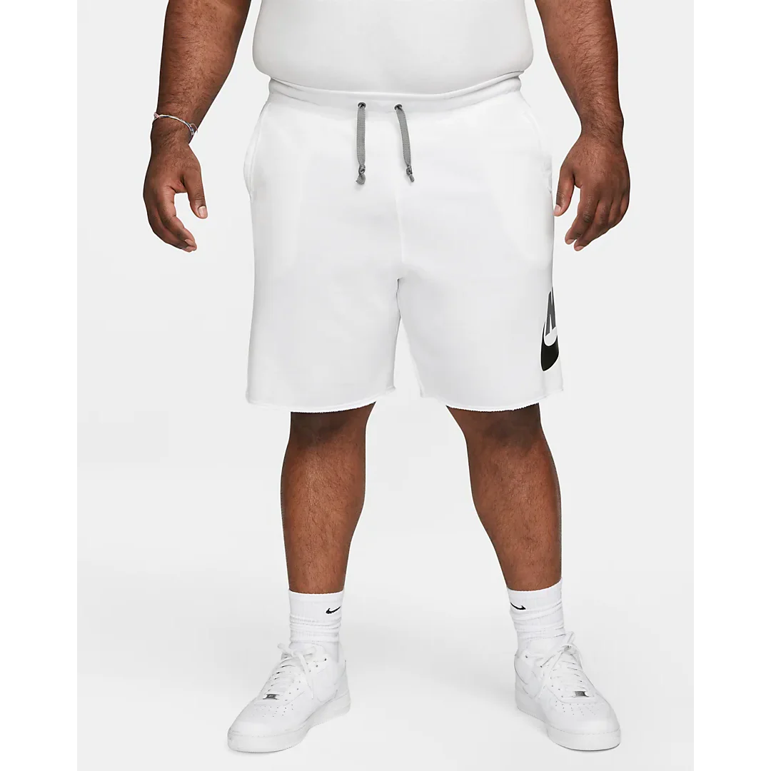 Nike Men's Sportswear Sport Essentials Shorts - White / Black - Image 8